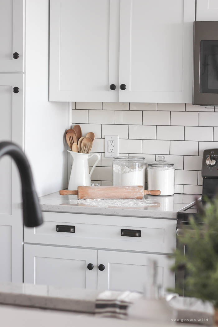 Our Kitchen Backsplash Tile.  Farmhouse kitchen backsplash, White kitchen  tiles, White kitchen backsplash