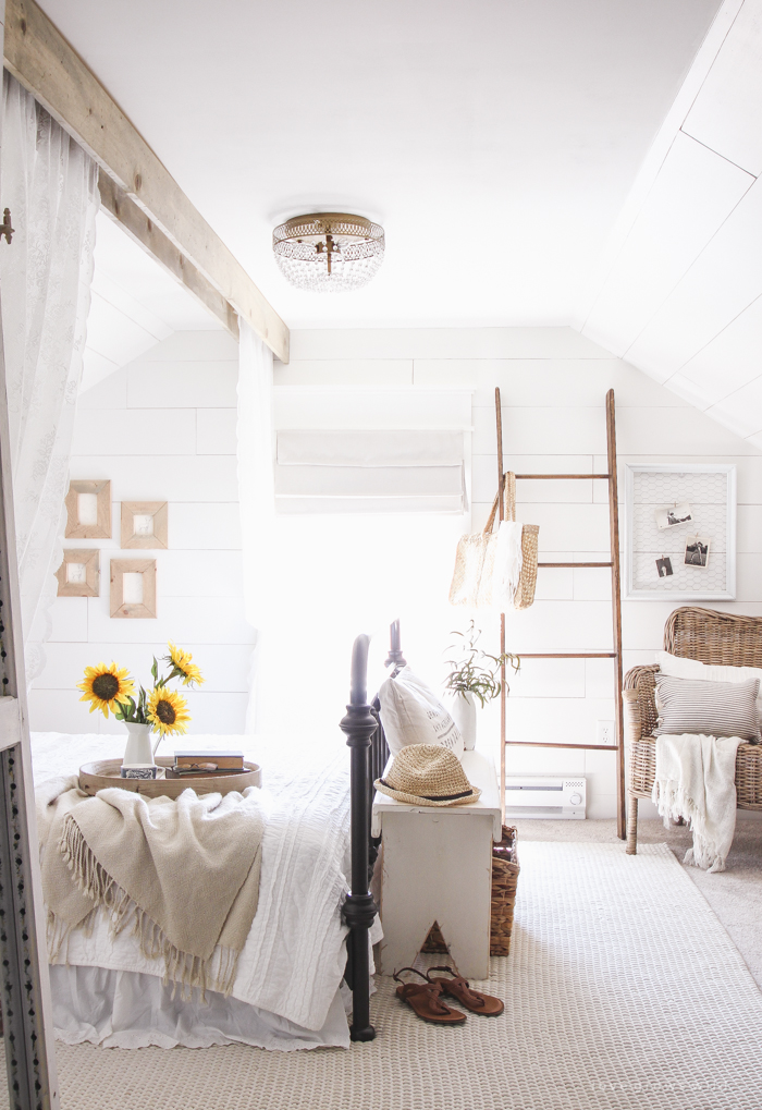 This beautiful, old farmhouse is ready for summer with fresh flowers, relaxed decor, and plenty of sunshine. Come take a tour!