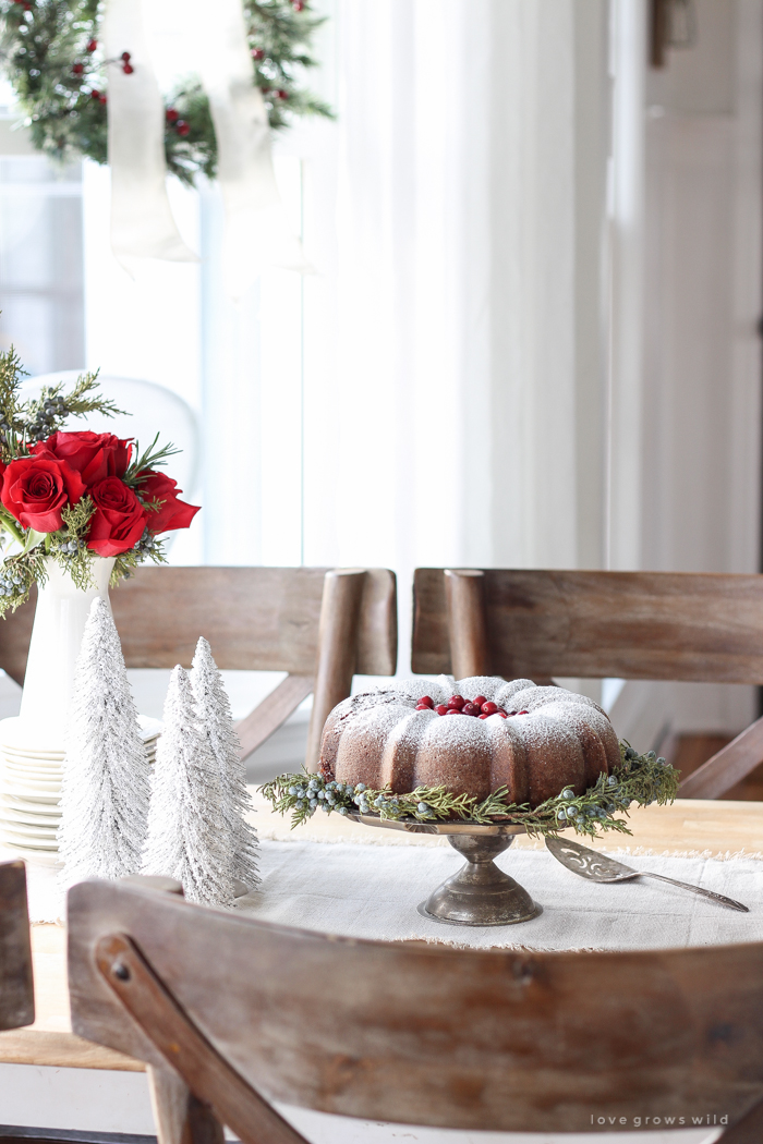 Farmhouse Christmas Kitchen + Gingerbread Bundt Cake ...