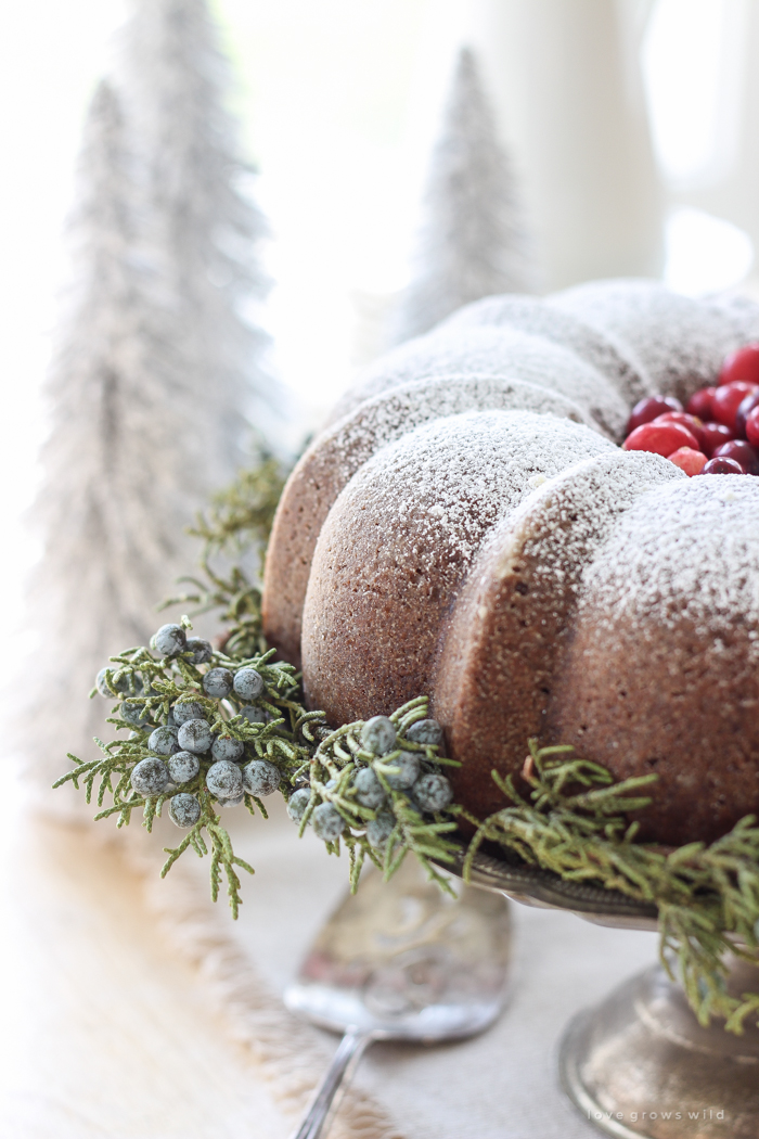 Gingerbread Bundt Cake - Weekend Craft