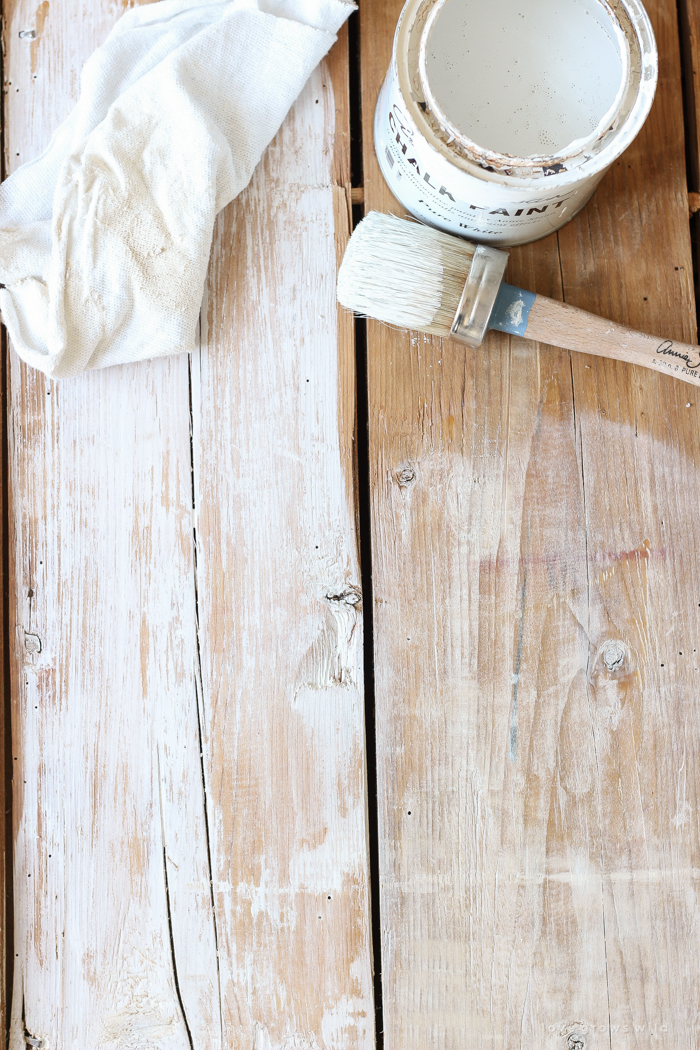 Whitewashing: How to Create a Weathered Look with DIY Whitewash