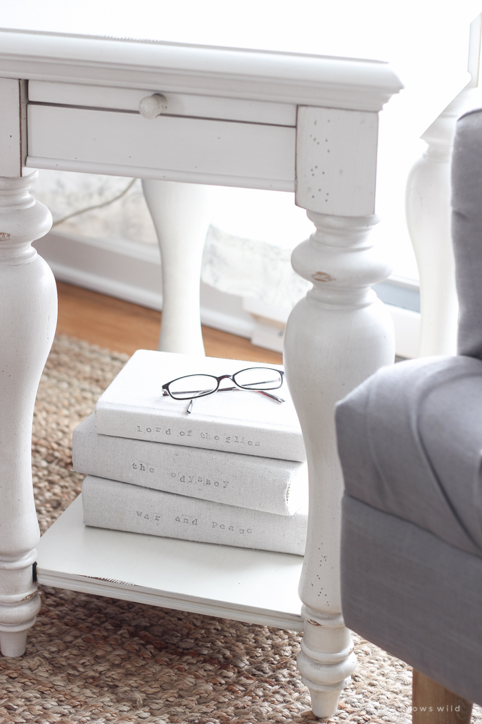 A beautiful farmhouse living room that feels cozy, bright, and totally charming!