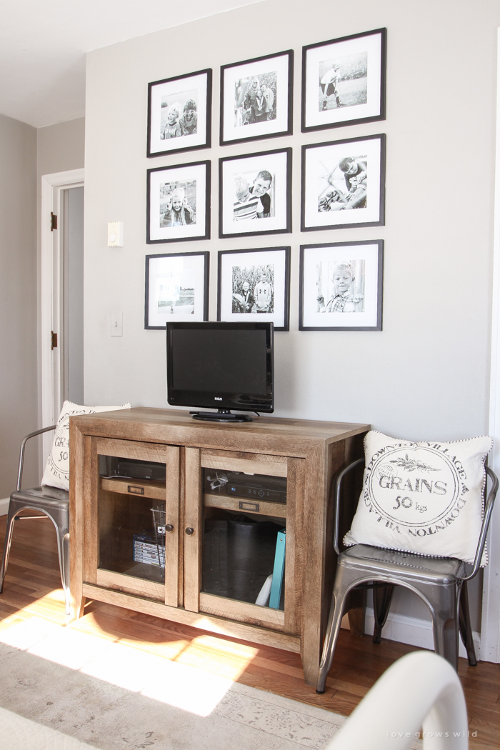 A super sweet playroom design featured in a beautiful Indiana farmhouse