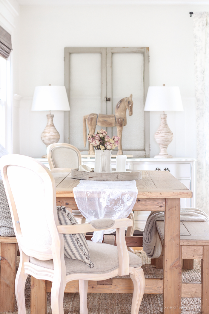 french cottage dining room