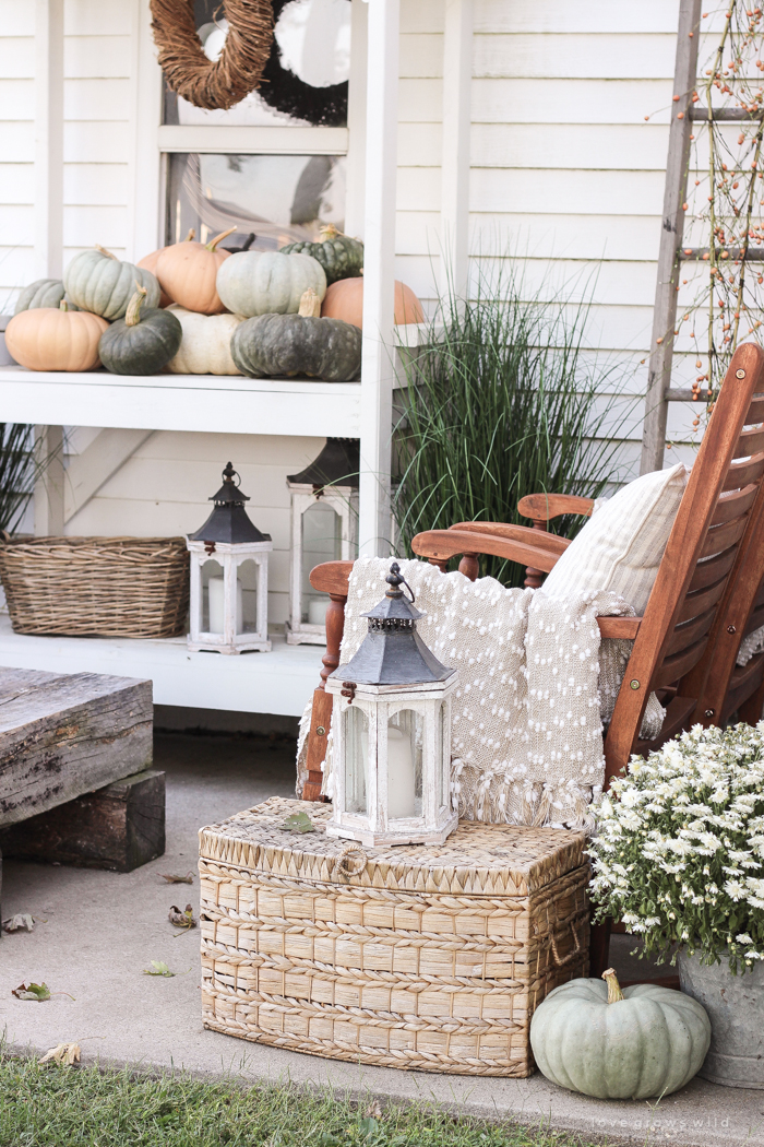 A cozy fall patio perfect for entertaining