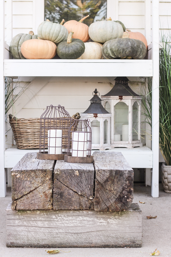 A cozy fall patio perfect for entertaining