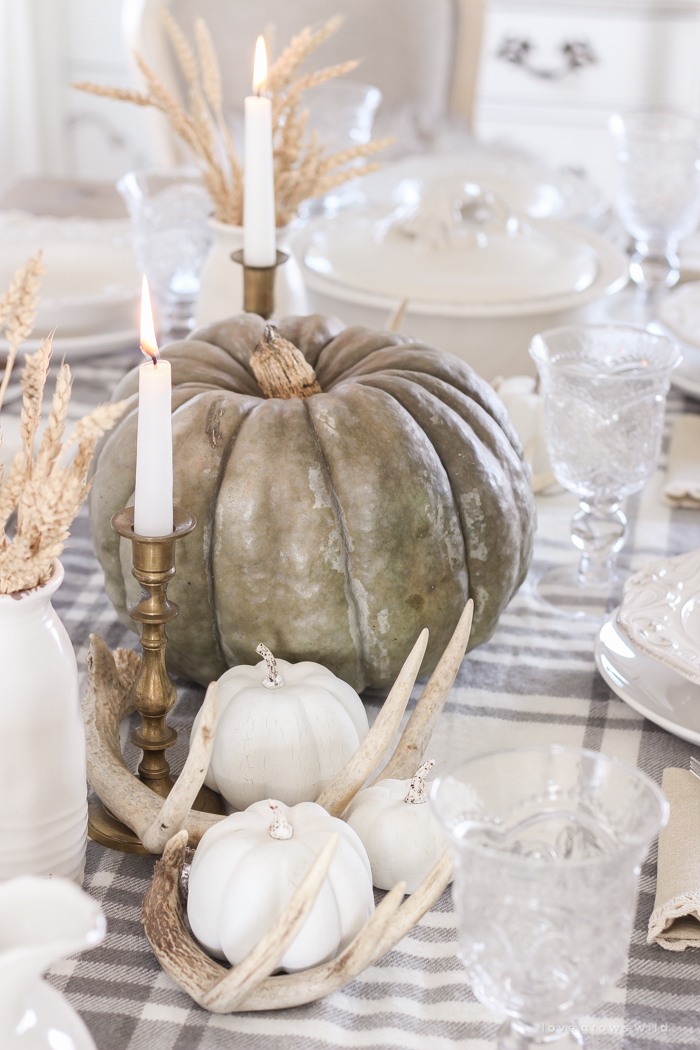 Create a cozy, yet festive Thanksgiving table using these quick and simple ideas