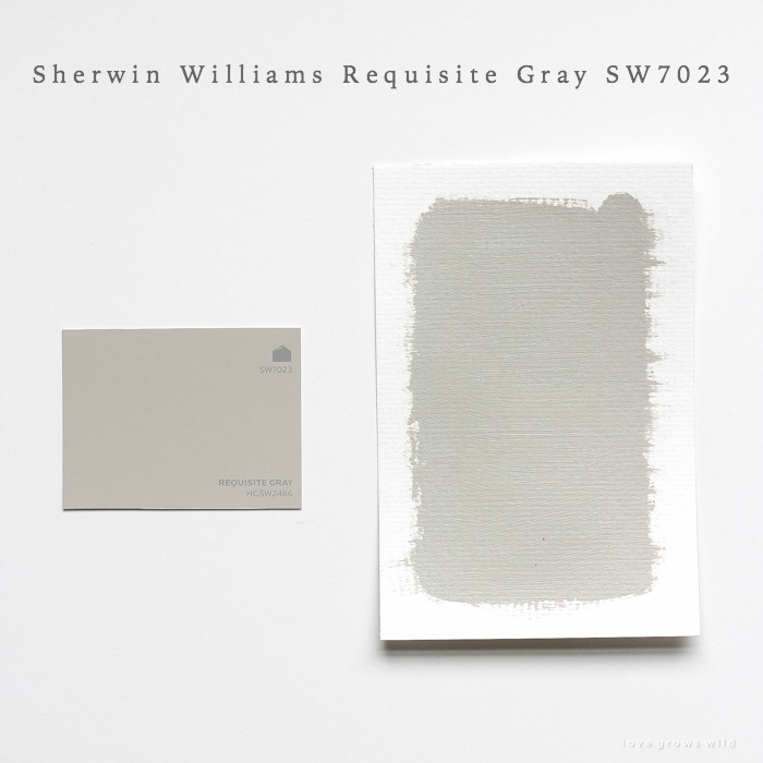 gray paint samples