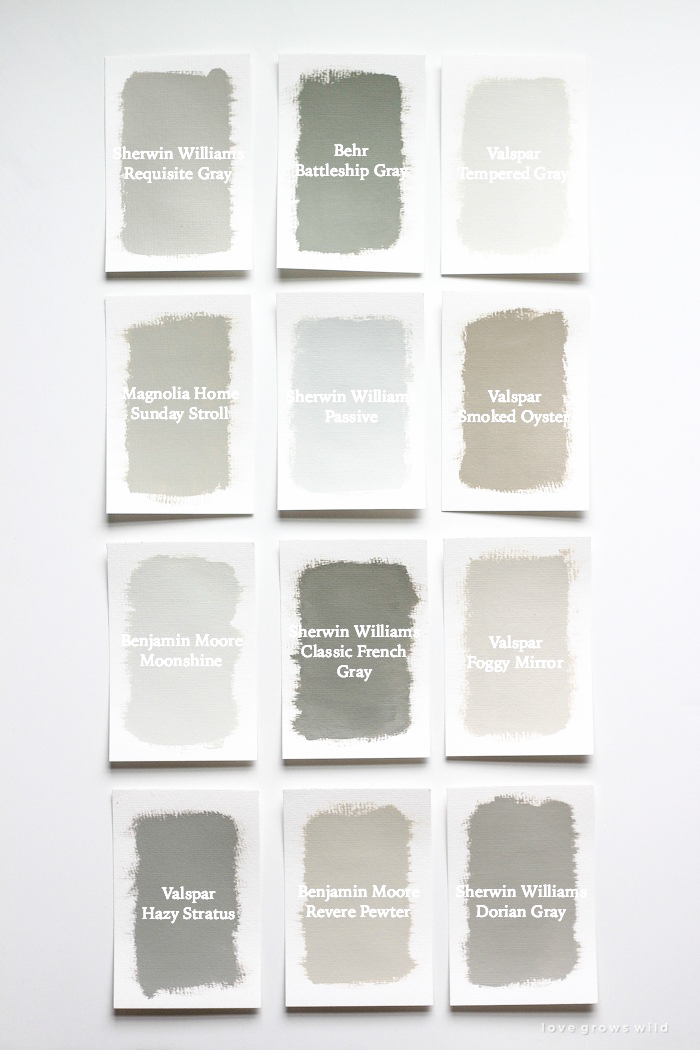 Magnolia Paint Chart