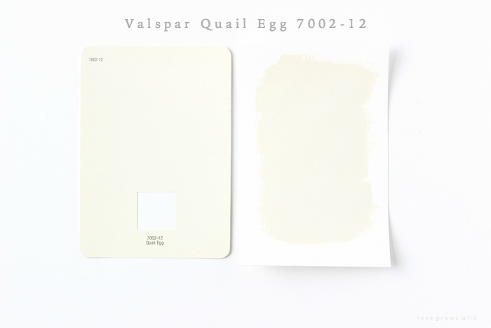 off white paint valspar