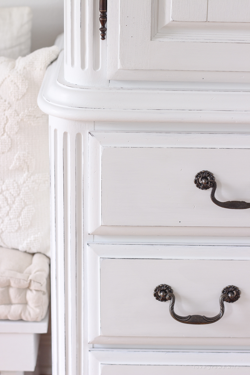 Armoire Makeover How To Antique Furniture Love Grows Wild