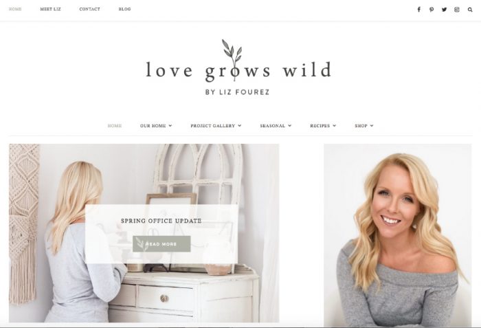 Love Grows Wild home page
