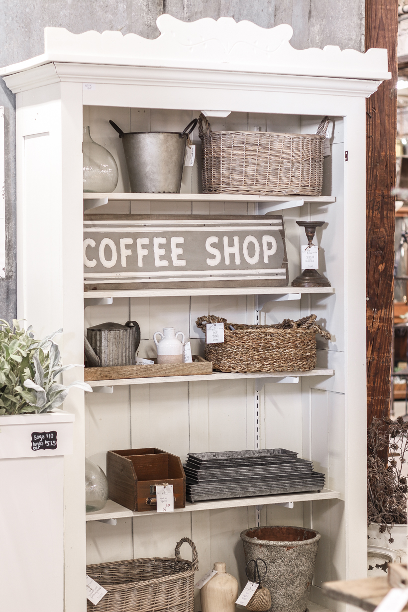 Home and lifestyle blogger Liz Fourez takes you on a tour of her retail shop in Indiana with her favorite home decor pieces and the unique displays she built to create a destination to shop in.