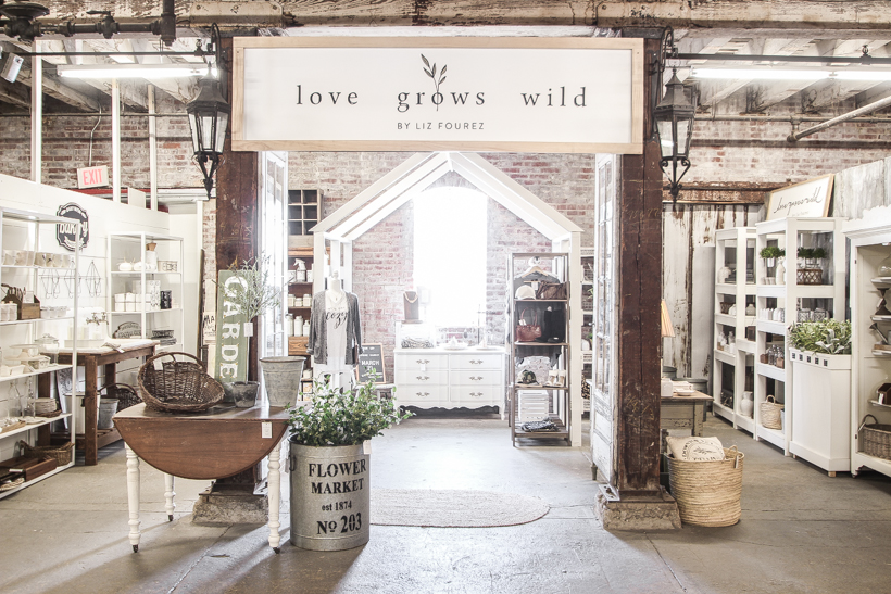 Home and lifestyle blogger Liz Fourez takes you on a tour of her retail shop in Indiana with her favorite home decor pieces and the unique displays she built to create a destination to shop in.