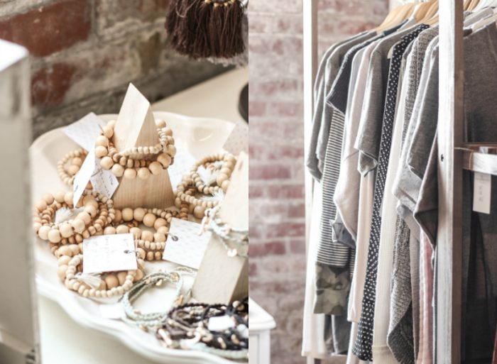 Home and lifestyle blogger Liz Fourez takes you on a tour of her retail shop in Indiana with her favorite home decor pieces and the unique displays she built to create a destination to shop in.