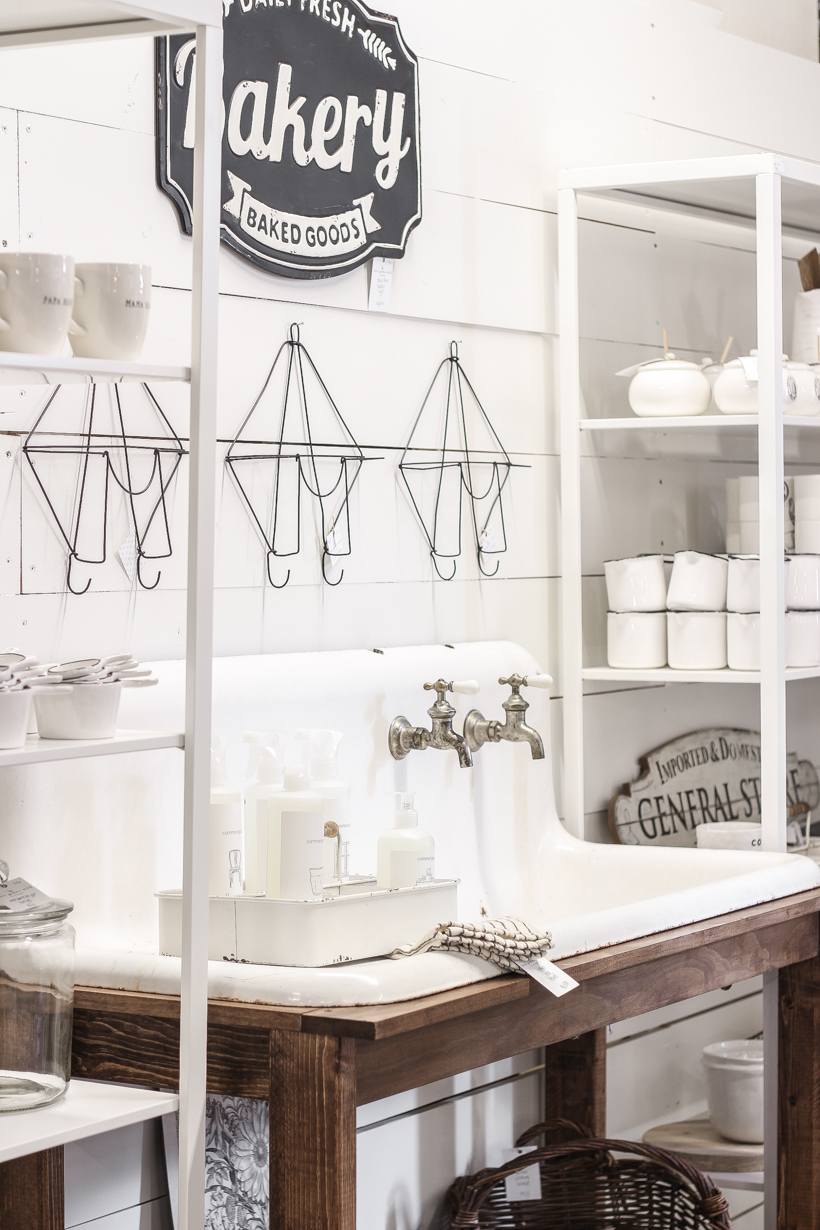 Home and lifestyle blogger Liz Fourez takes you on a tour of her retail shop in Indiana with her favorite home decor pieces and the unique displays she built to create a destination to shop in.