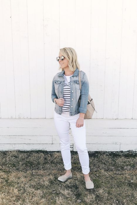 Home and lifestyle blogger Liz Fourez shares spring outfit ideas that are both affordable and stylish