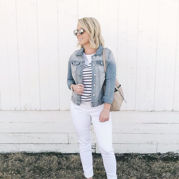 Home and lifestyle blogger Liz Fourez shares spring outfit ideas that are both affordable and stylish