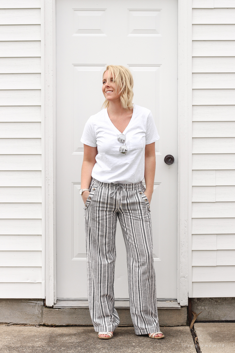 Home and lifestyle blogger Liz Fourez shares easy, basic clothing pieces for days when you want to feel a little more put together and dressy, but still feel as comfortable as ever! Shop these cute outfits now!