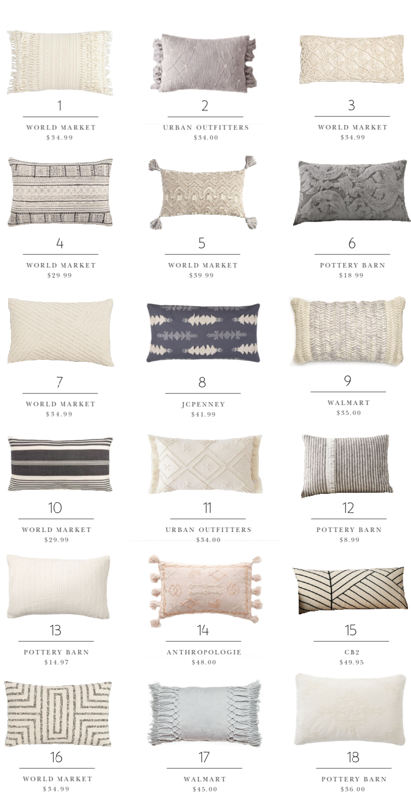 Decorating Essentials: Lumbar Pillows - Love Grows Wild