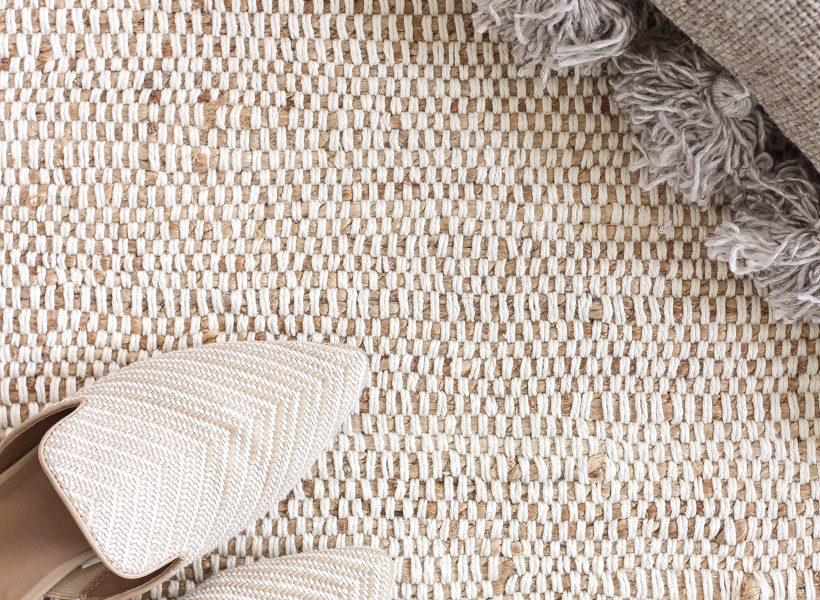 The perfect rug with tons of texture and a soft, neutral color