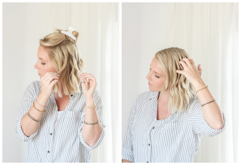 How to Curl Hair with a Straightener - a simple hairstyle tutorial