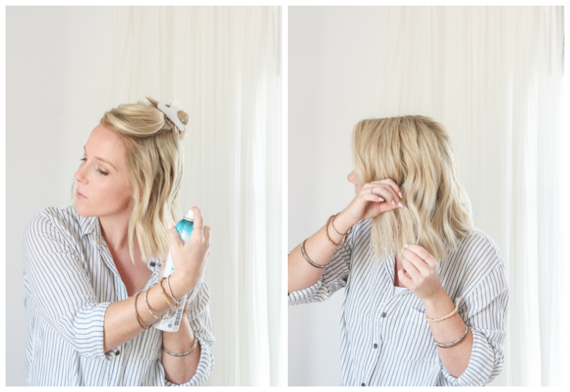 How to curl hair with a straightener outlet easy