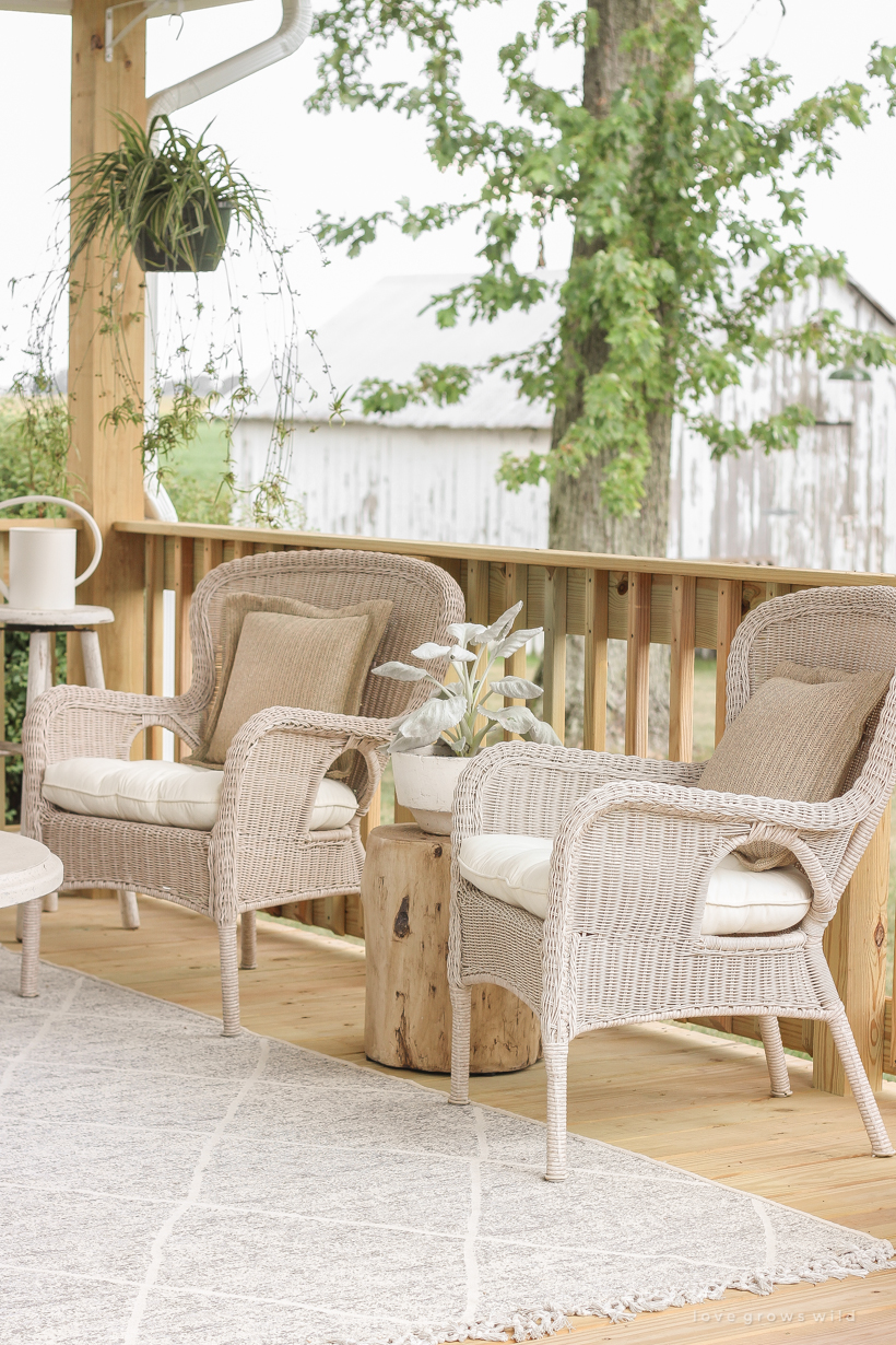 How to Restore and Protect Outdoor Wood Furniture - Love Grows Wild