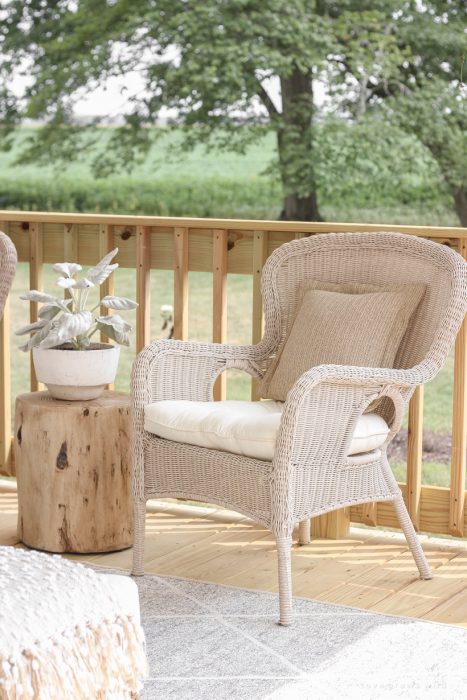 Interior blogger Liz Fourez adds a beautiful large deck and gazebo to her home that is just as cozy and stylish as the inside of her gorgeous farmhouse. Come take a peek of this stunning new outdoor space.