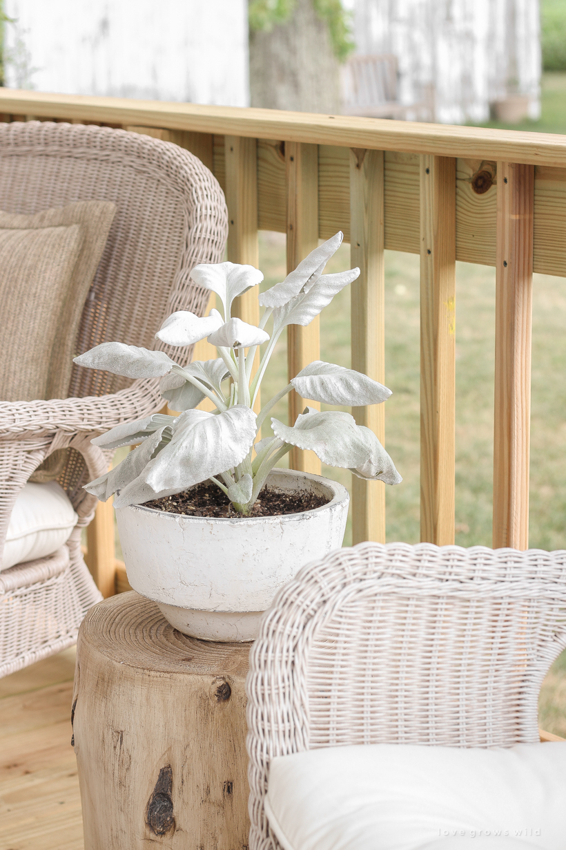 Interior blogger Liz Fourez adds a beautiful large deck and gazebo to her home that is just as cozy and stylish as the inside of her gorgeous farmhouse. Come take a peek of this stunning new outdoor space. 