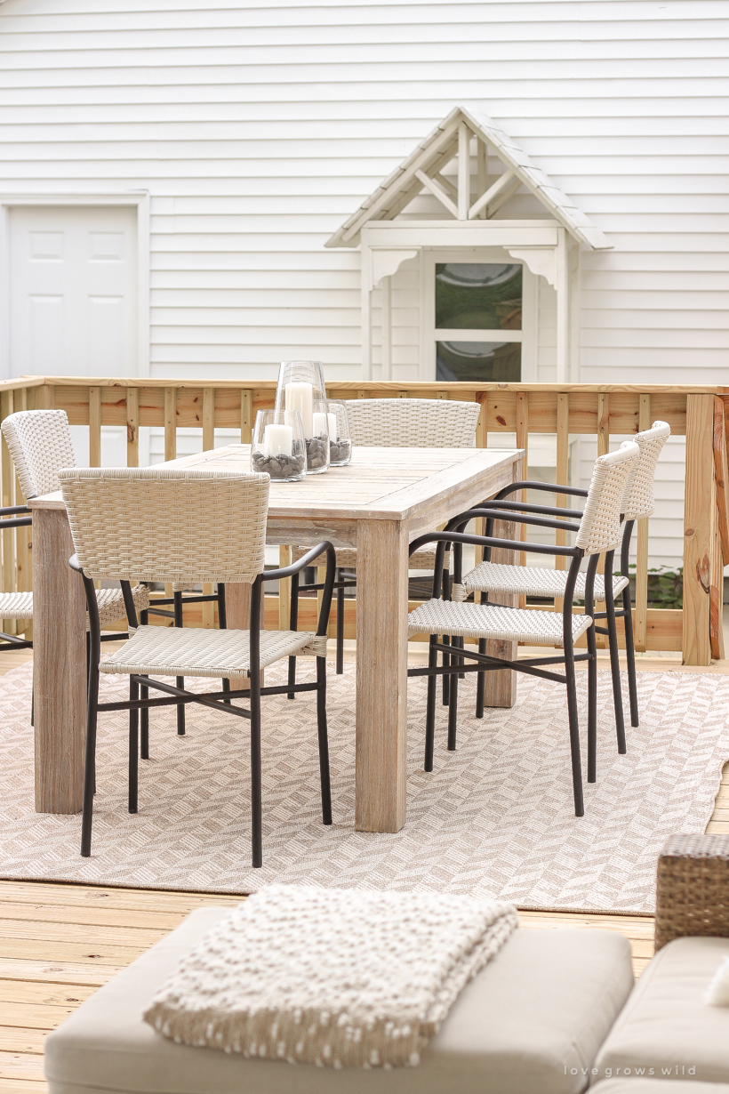 How to Restore and Protect Outdoor Wood Furniture - Love Grows Wild