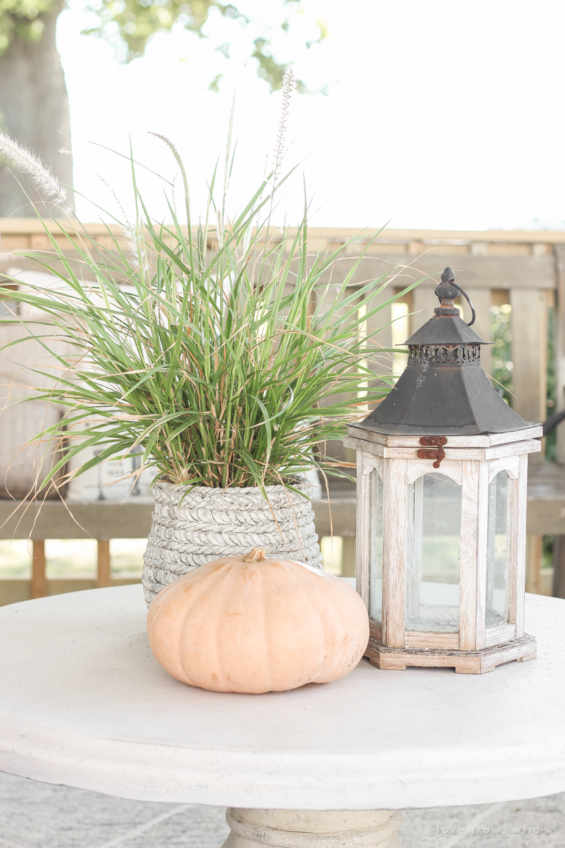 How to transition an outdoor space from summer to fall on a budget