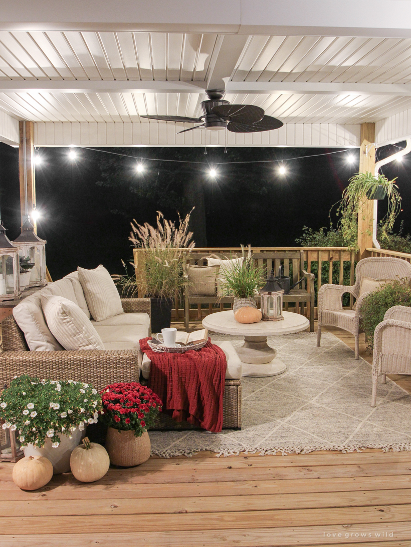 How to transition an outdoor space from summer to fall on a budget