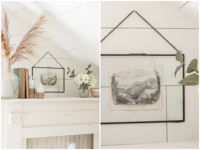 Home and lifestyle blogger Liz Fourez decorates a beautiful farmhouse bedroom for fall