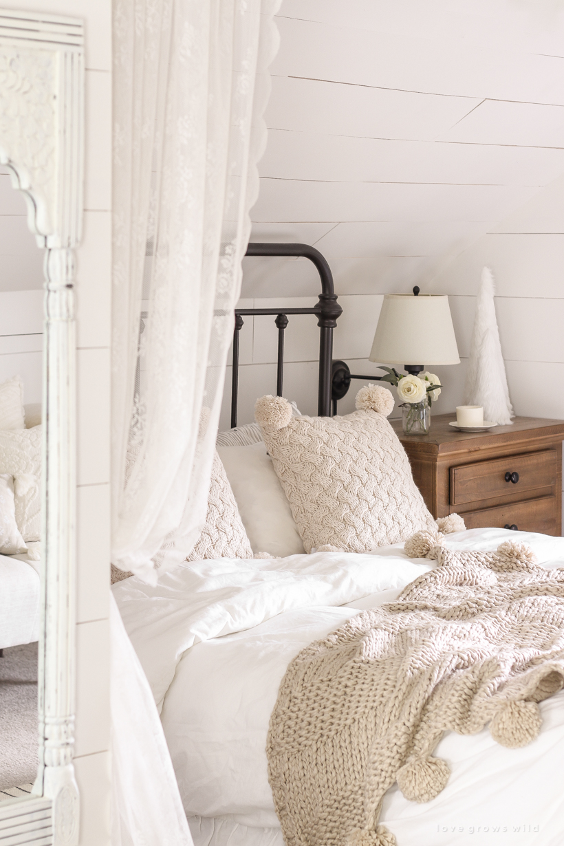 Farmhouse Christmas Bedroom