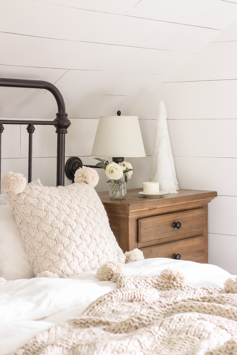 Farmhouse Christmas Bedroom