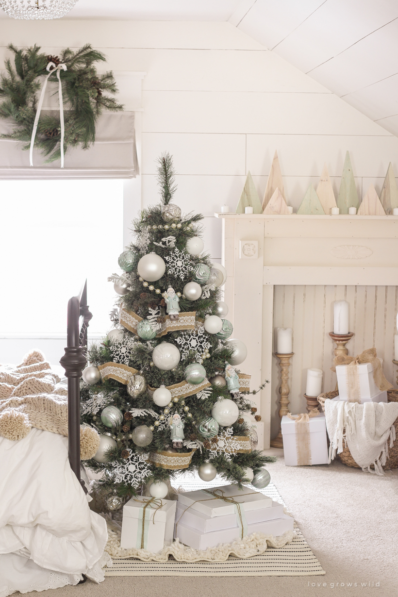 Farmhouse Christmas Bedroom