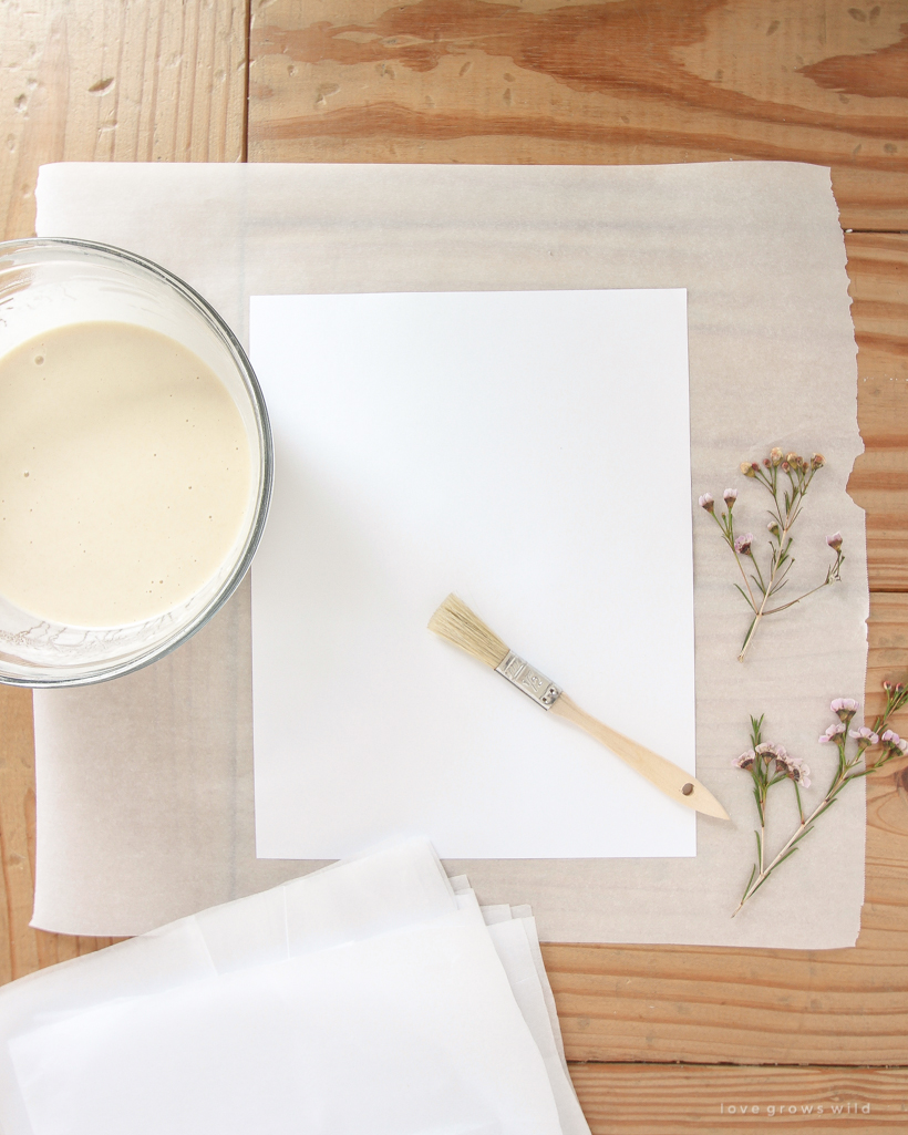 Learn how to make beautiful floral-inspired artwork on a budget with this simple Paper Mache Pressed Flower tutorial 