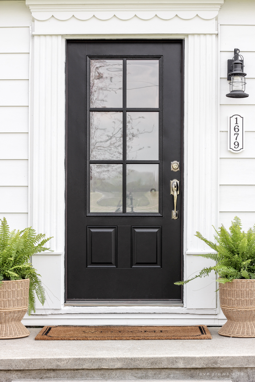 A New Front Door for Our Little Farmhouse - Love Grows Wild