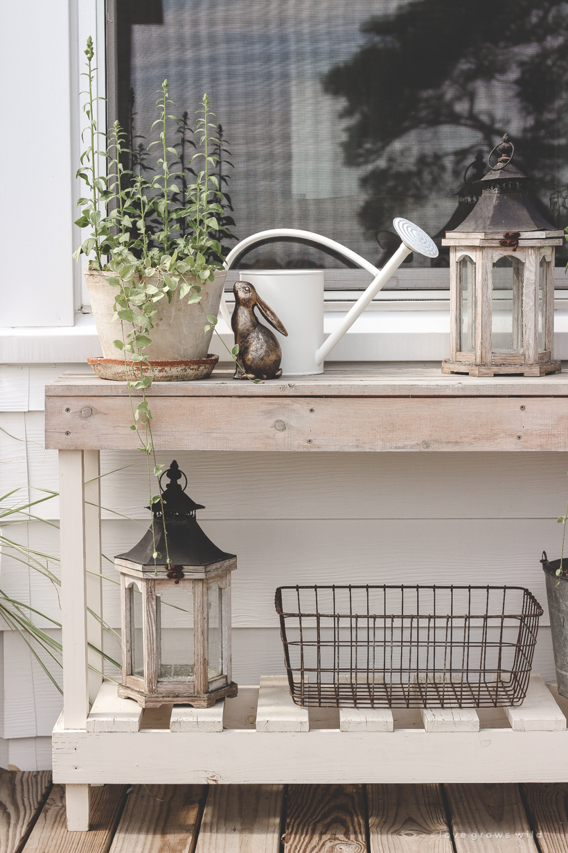 Creating a Simple Entryway in a Small Space - Love Grows Wild