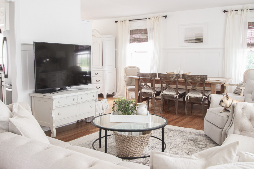 Answering one of the most frequently asked design questions: how to decorate around a TV! 