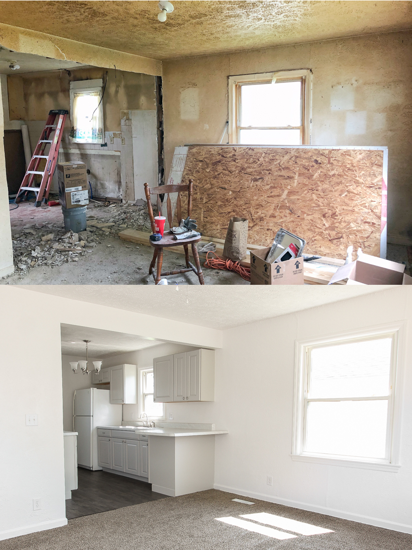 The full reveal of the finished Armstrong House. You won't believe the before and after!