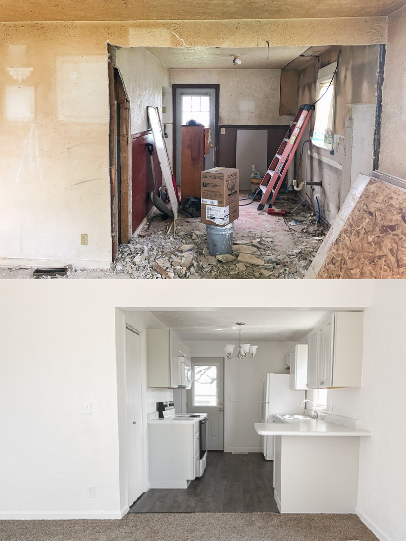 The full reveal of the finished Armstrong House. You won't believe the before and after!