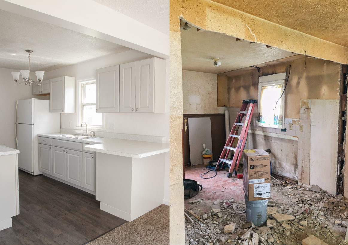 The full reveal of the finished Armstrong House. You won't believe the before and after!