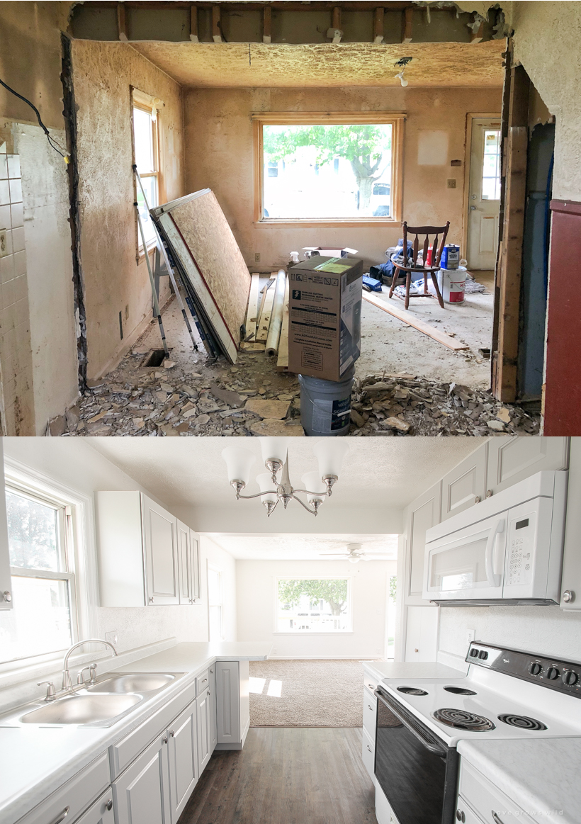 The full reveal of the finished Armstrong House. You won't believe the before and after!