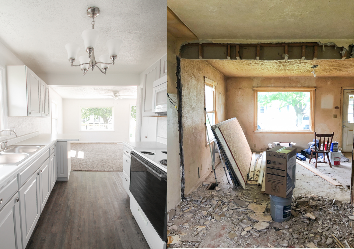 The full reveal of the finished Armstrong House. You won't believe the before and after!