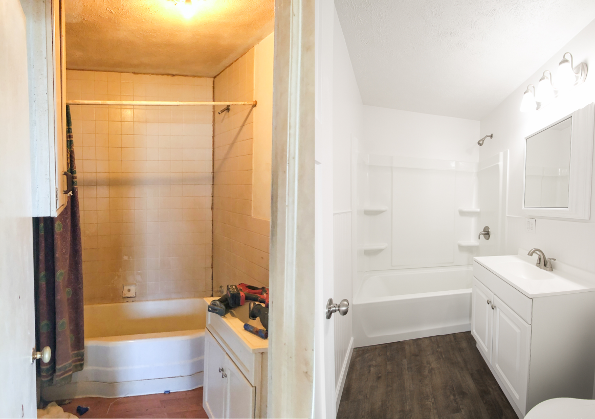 The full reveal of the finished Armstrong House. You won't believe the before and after!