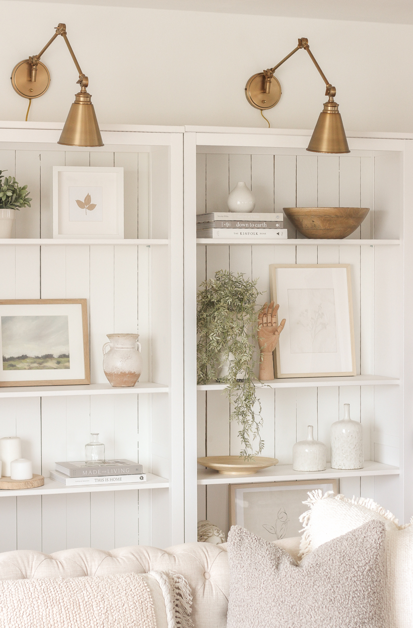 Living Room Bookcase Lighting - Love Grows Wild