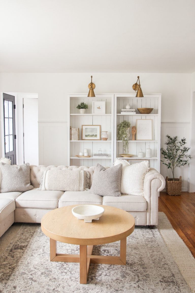 Living Room Bookcase Lighting - Love Grows Wild