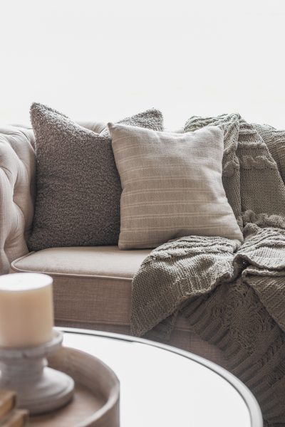 The Simple Pillow Formula for your Sofa - Love Grows Wild